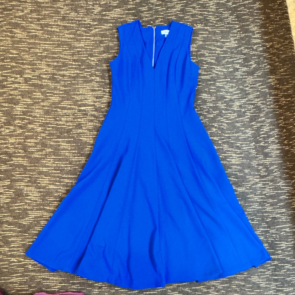 Calvin Klein Royal Blue sleeveless dress, Gorgeous!
